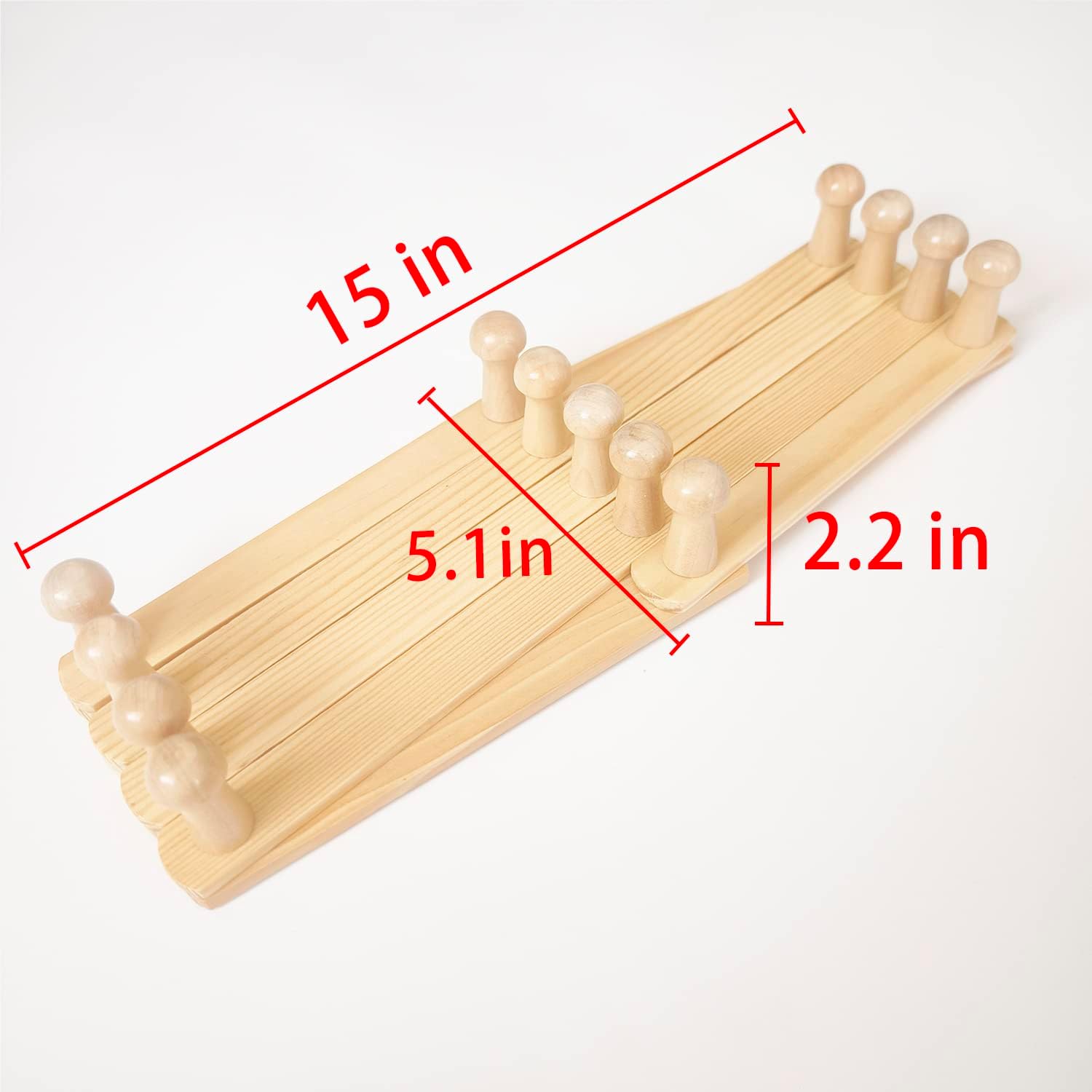 AMAPON Accordion Wall Hanger Expandable Coat Hat Rack13 Peg Hook Mug Cap image 5