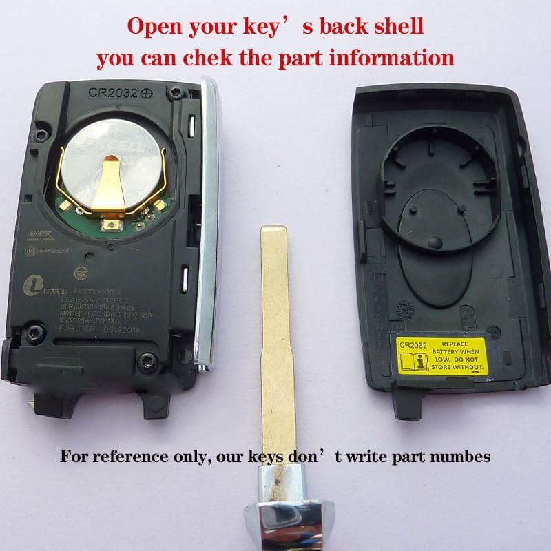 Keyecu for Land Rover Discovery Range Rover 2018 2019 2020 Replacement Remote Car Key Fob 315MHz 5 Buttons KOBJXF18A, Half Keyless,Non-intellegient - Image 5