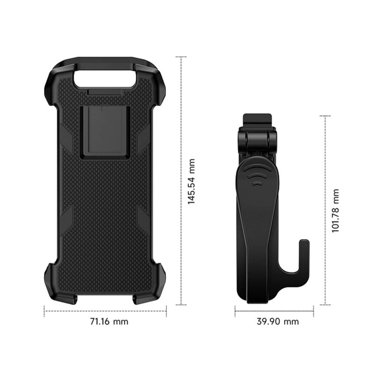 Custodia protettiva per telefono dal design ergonomico antiscivolo, assorbimento degli impatti, con clip posteriore per la serie 20 con clip girevole Cover per telefono esterno