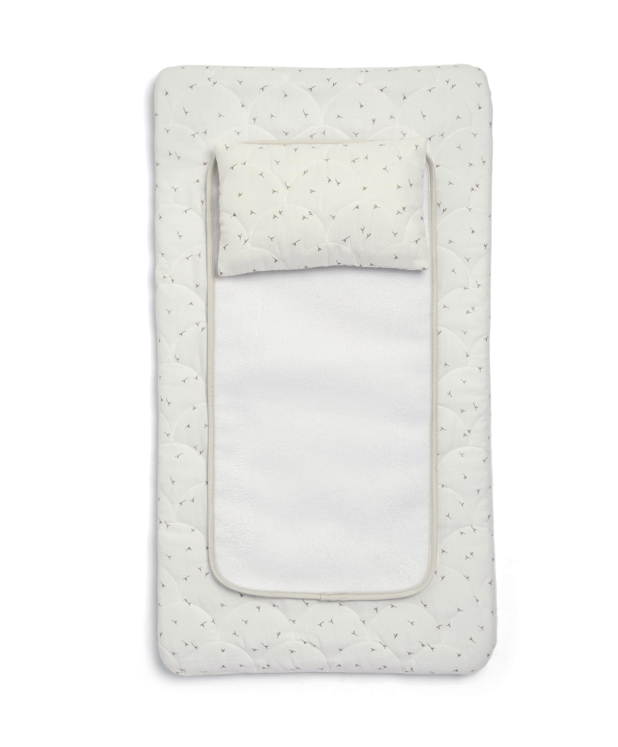 Mamas & Papas Welcome to the World Seedling Luxury Changing Mat, Cream