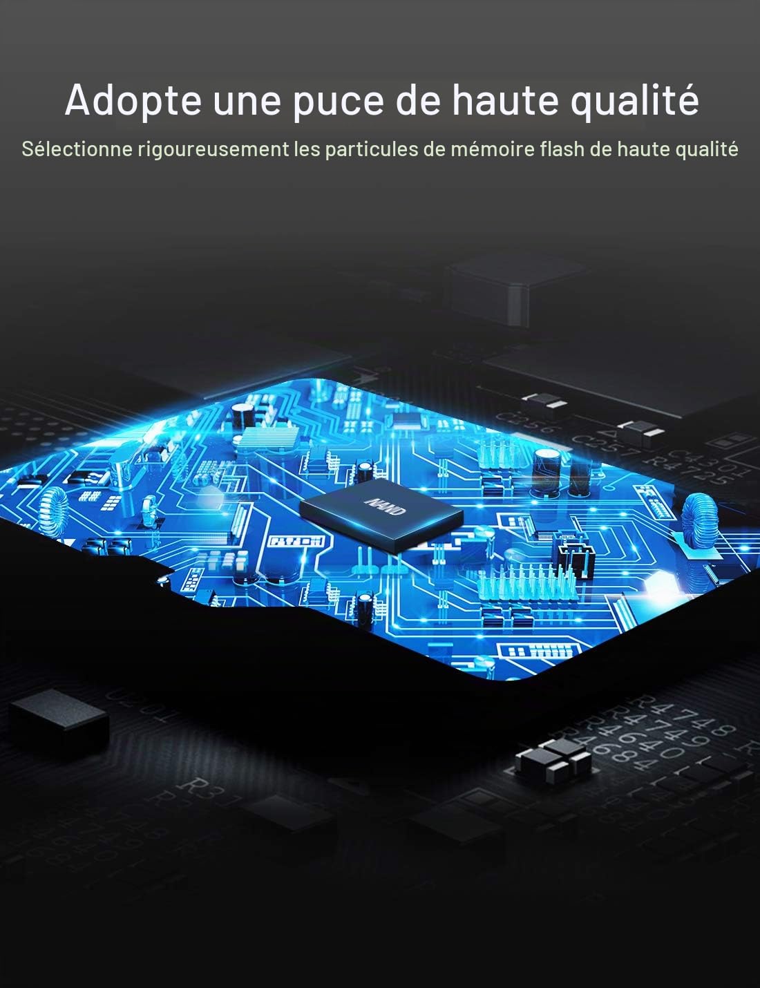Netac 64GB Carte Mémoire TF Card UHS-I C10 U3 A1 V30 100/30MB/s Haute Vitesse