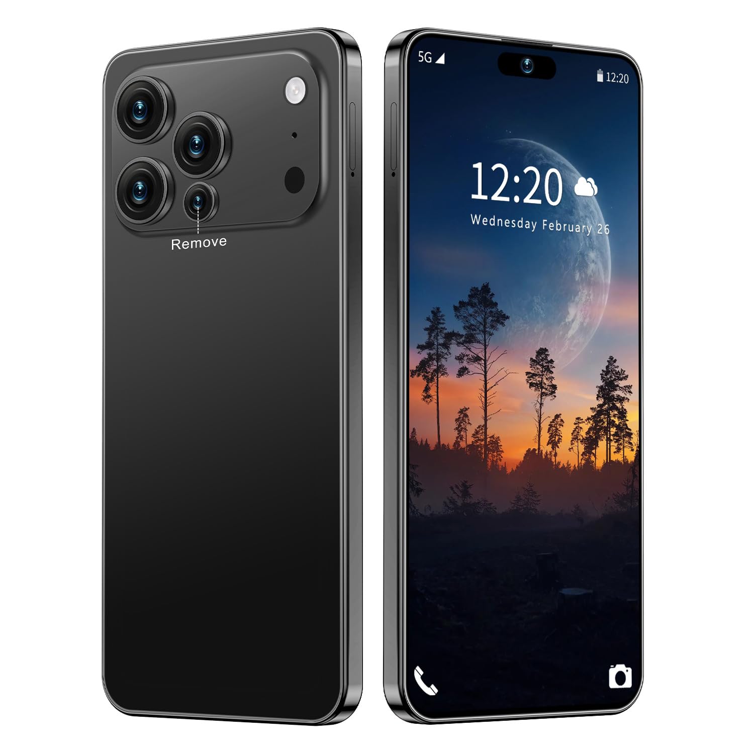 Huness 17 PM Smartphone open up Cell Phone, 6.99' HD Screen