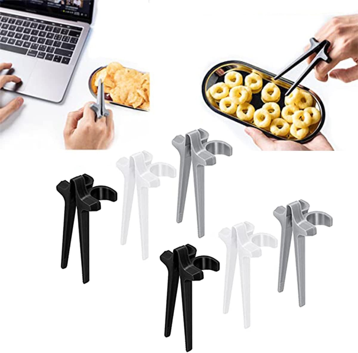 6Pcs Finger Chopsticks, Snack Chopsticks, Gamer Chopsticks, Finger