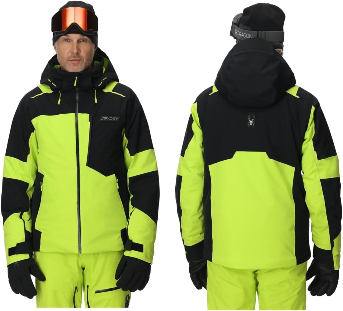 Spyder M LEADER JKT, Lime, X-Large