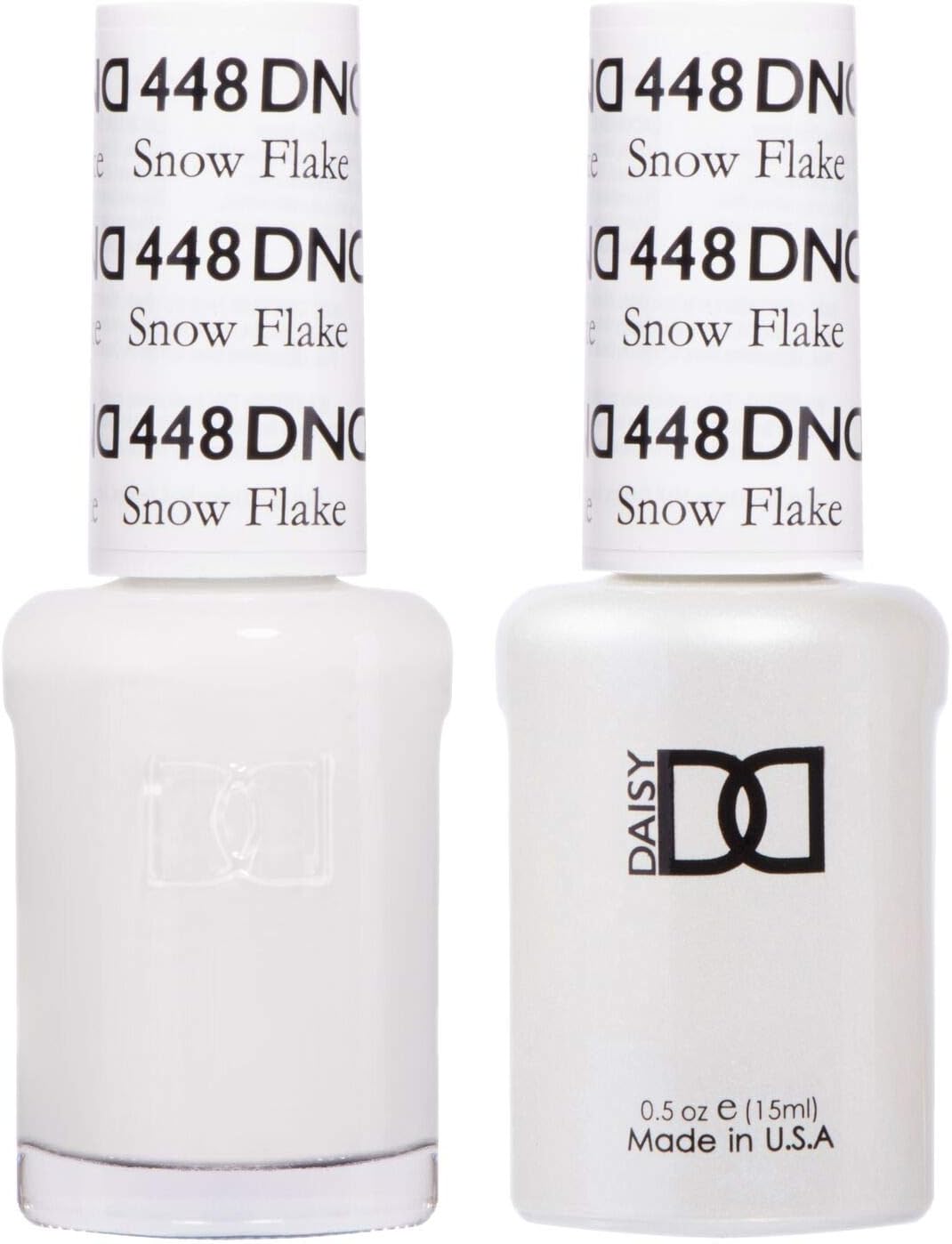 DNDDuo Gel (Gel & Matching Polish) Spring Set 448 - Snow Flakes