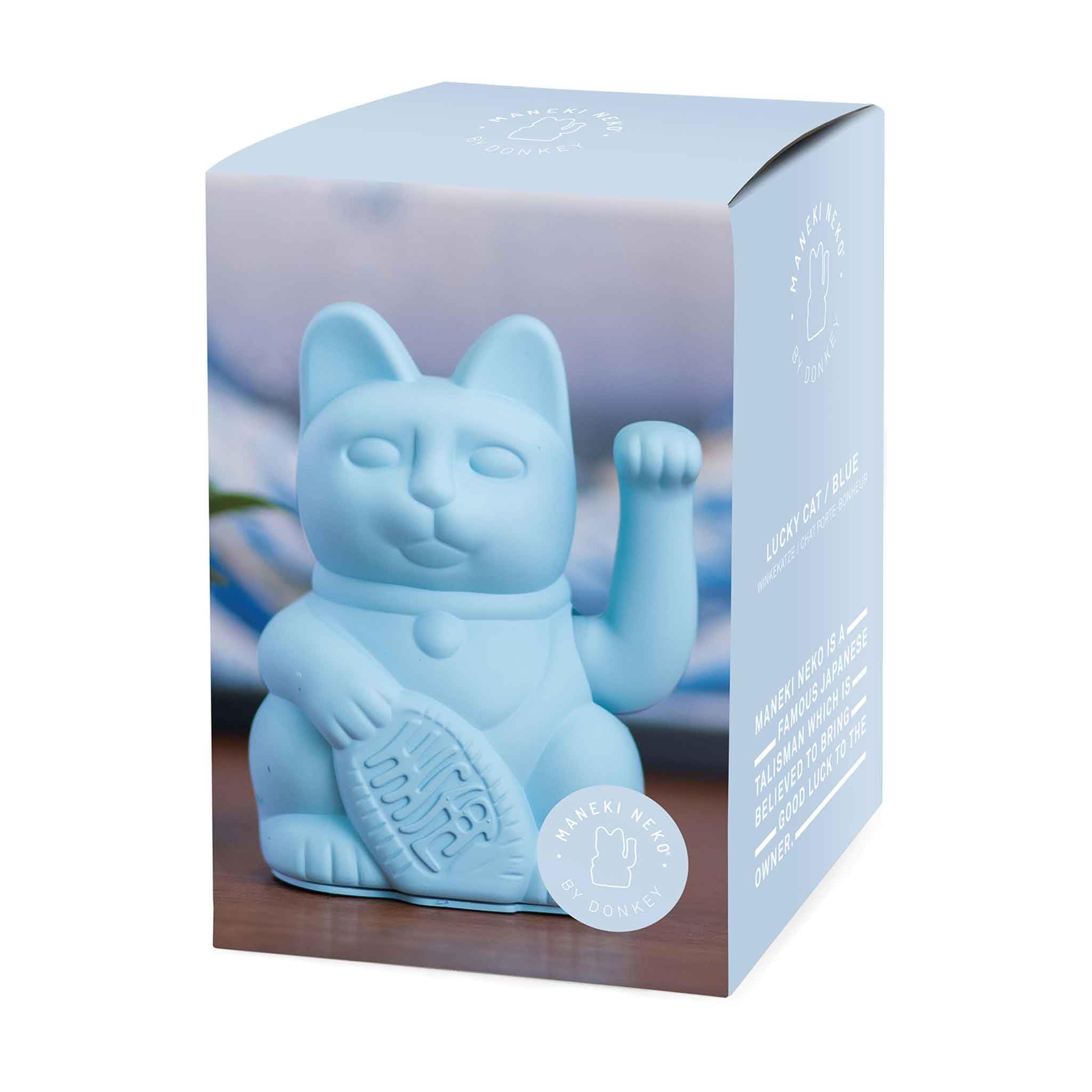 Amazon.co.jp: Little fellows(リトルフェローズ) 招き猫 ブルー 15