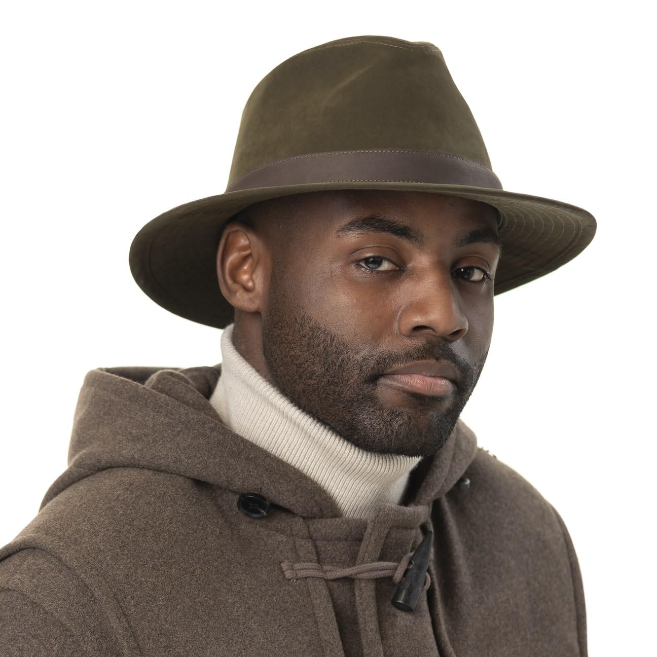 Stetson Waxed Traveller Stoffhut Ledergarnitur Herren Sommer Winter