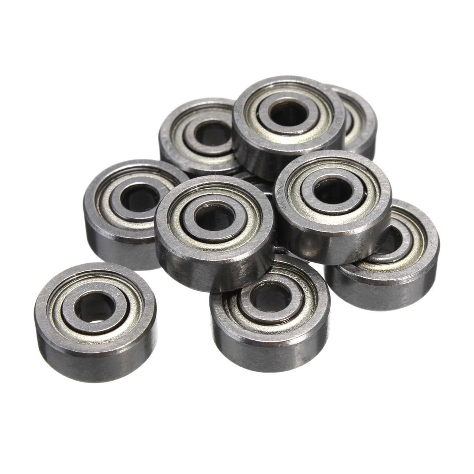 Gqnblvhzupdm One Color Industrial Shaft Bearings, 10Pcs/Set 623Zz Bearing Abec-5 3X10x4mm Double Shielded Miniature 623-2Z Carbon Steel Shafts Ball Bearings 623 Zz Emq Z3v3