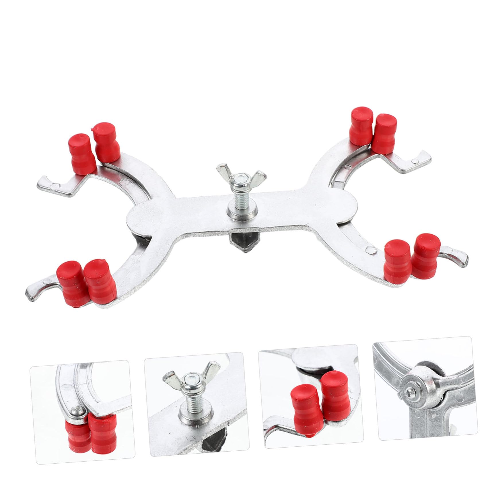 SOLUSTRE 5pezzi Clip Titolazione Per Laboratori Scolastici Accessorio Per Esperimenti Titolazione Fissaggio Per e Provette Design e Resistente
