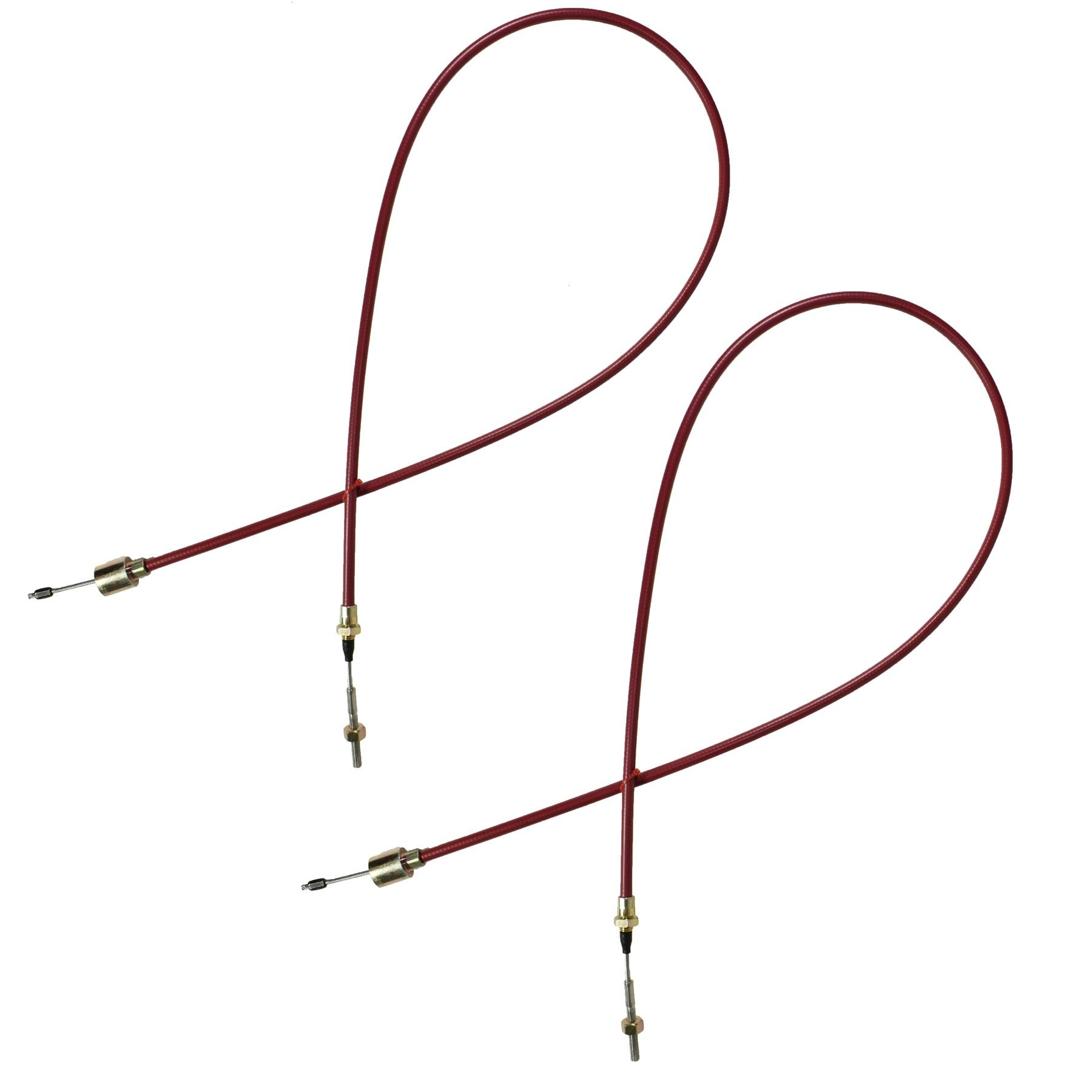 2 Stainless Steel Trailer Brake Cable For ALKO AL-KO Axles Outer Sheath 1430mm