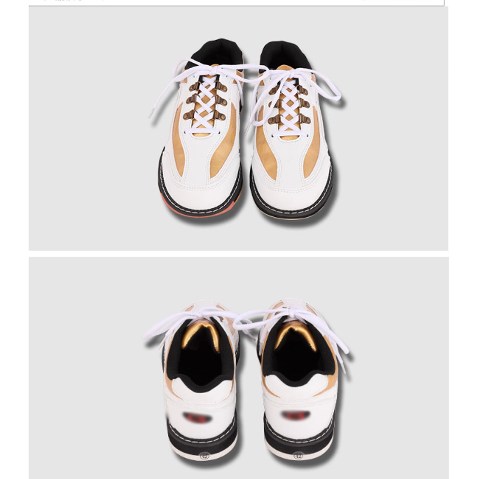 Scarpe da Bowling Uomo,Scarpe da Bowling Donna,Scarpe da Bowling per Adulti,Lightweight Bowling Athletic Sneakers,Scarpe da Passeggio Casual in Pelle,Scarpe Sportive Moderne per Uomini Donne