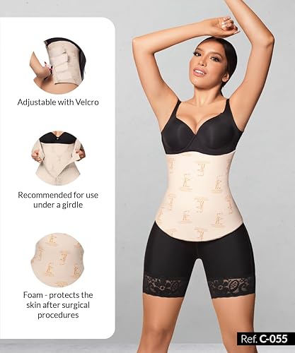 Miniatura 4 de Forma Tu Cuerpo Lipo Foam 360 - Tabla de abdominales larga envolvente para liposucción poscirugía, abdominoplastia, recuperación BBL, compresión