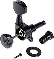 Vista 4 de 1 juego de 6 clavijas de afinación de bloqueo de alta calidad cromadas.