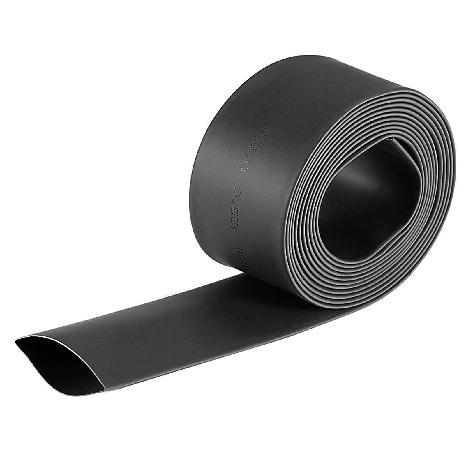 Gaine thermorétractable de 30 mm de long, 2 m de long, rapport 2:1 pour isolation électrique, réparations, câbles enroulés, connecteurs de fils, noir [, 22 mm x 2 m]