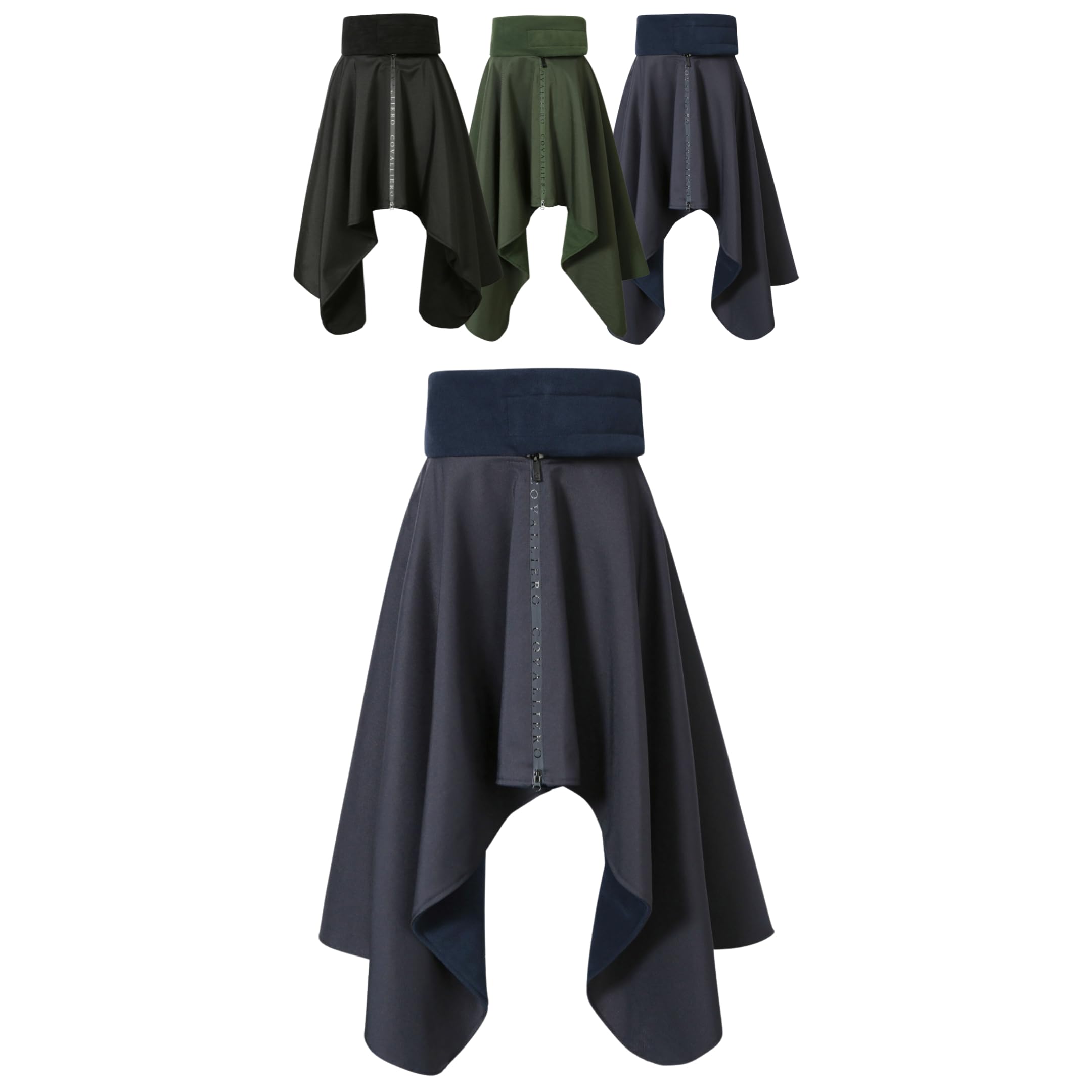 Covalliero - Damen Thermoreitrock | Winterrock mit Klettverschluss | Warmer Reitrock | atmungsaktiv & Winddicht | Langer Rock für Herbst & Winter | Reitbekleidung in 3 Farben & 2 Größen