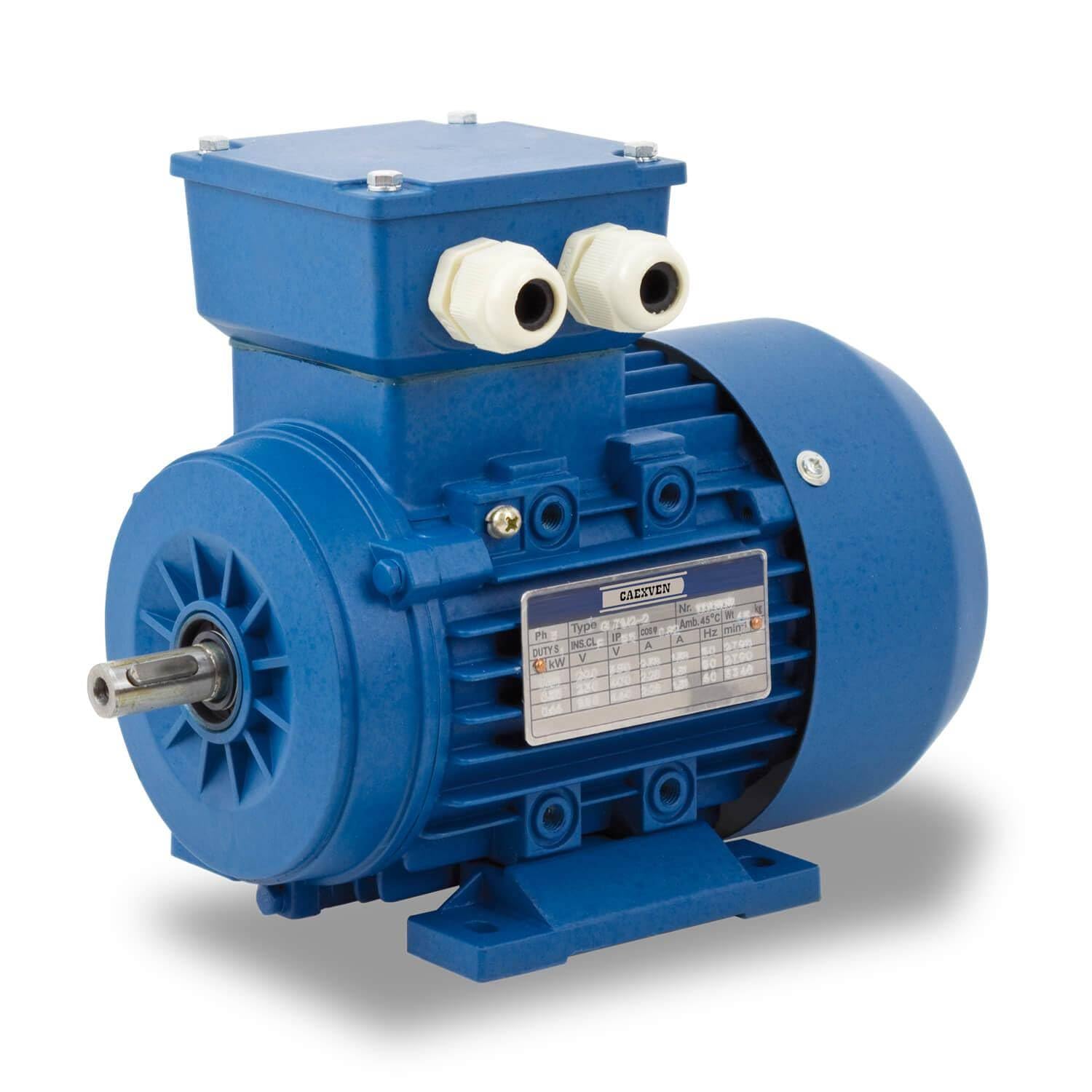 Ventilador Centrífugo de Simple Aspiración con Motor Exterior - 15/7 / 1.5 CV - 850 rpm - 400V / Derecha