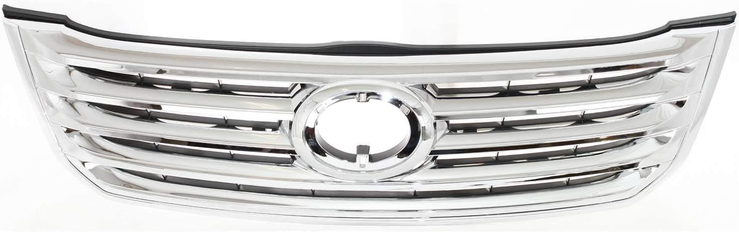 Compatible with 08 09 10 Avalon Limited/XLS Front Grille Assembly Chrome Shell, Black Insert