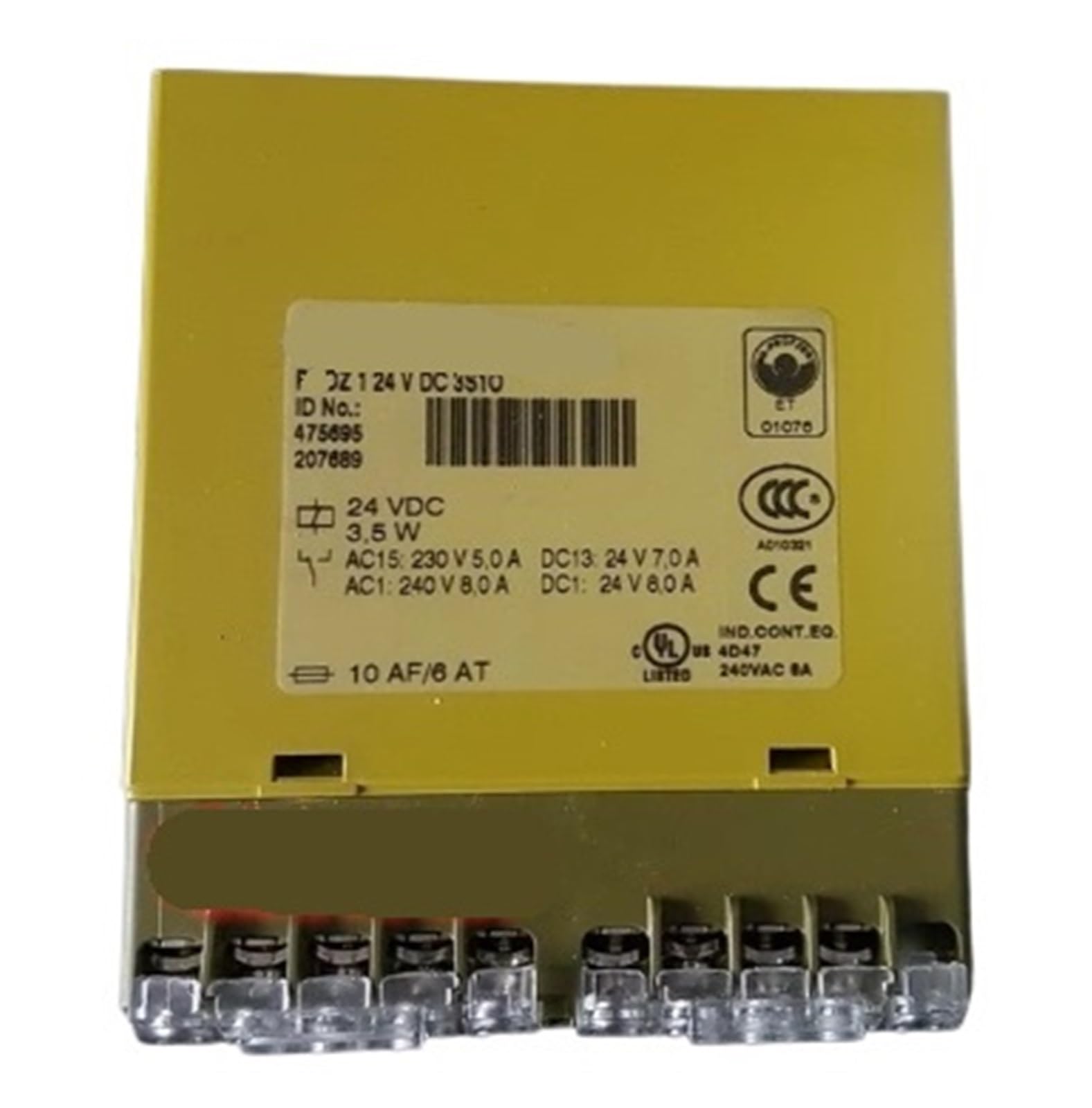 YMUGUEGH PNOZ1 24VDC 3SIO 475695 relay control module