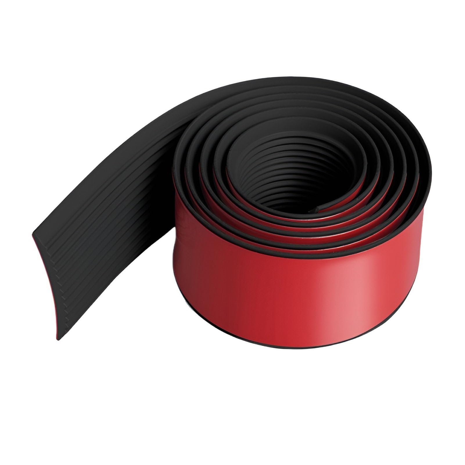 Nasello antiscivolo per scale, autoadesivo in PVC, gradini in gomma flessibile per una protezione sicura, ideale per casa e ufficio, lunghezza 10 m, larghezza 5 cm