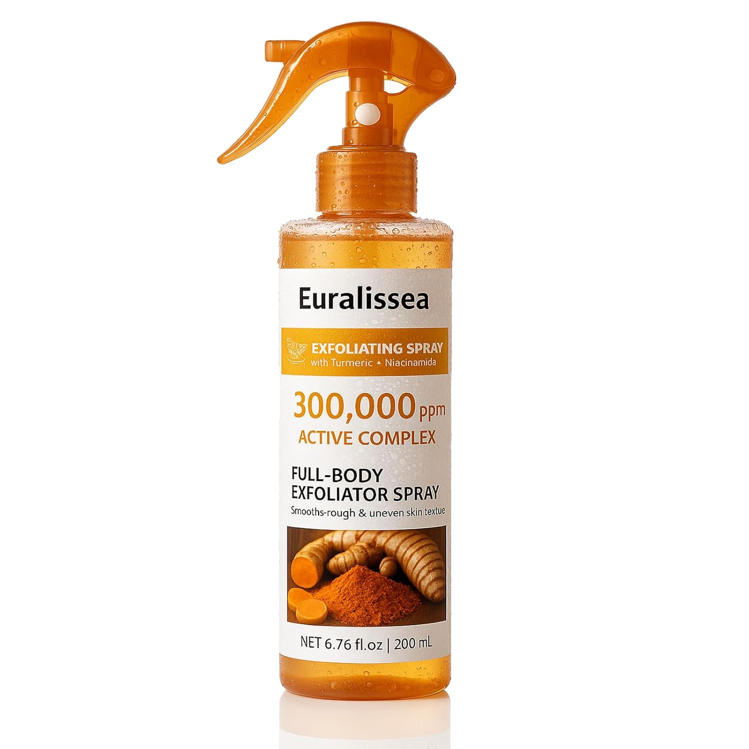 Peel Shot Body & Face Turmeric Mist – Botanical Exfoliating & Skin Comfort Spray for Smooth, Radiant, and Supple Feel 200mL