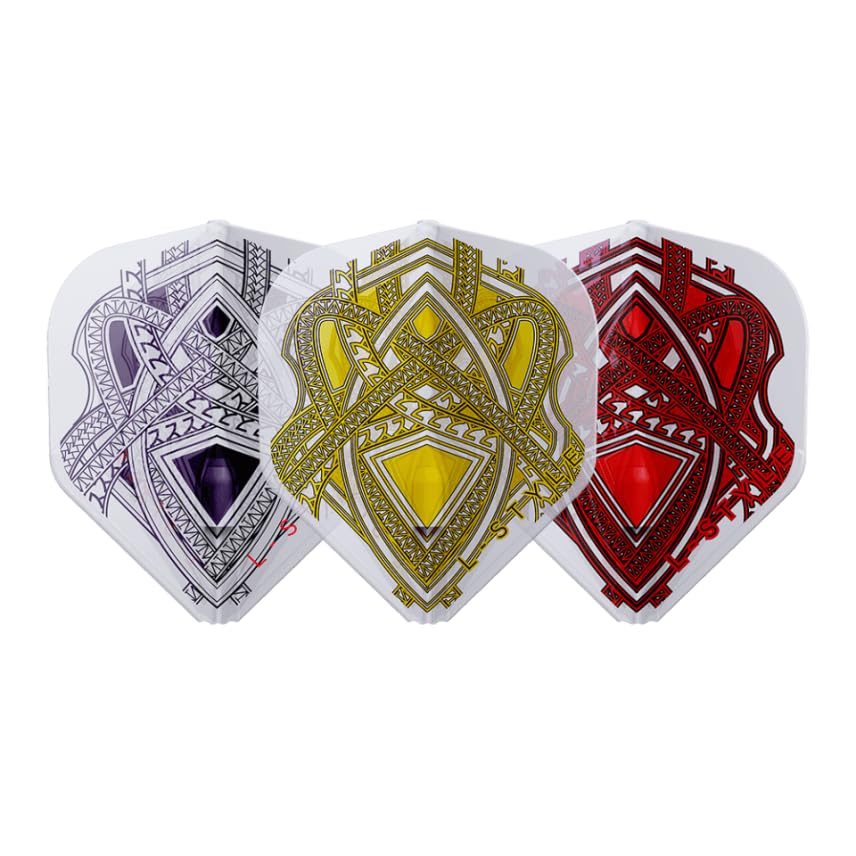 L-Style EZ L1 Mike de Decker Type B White Mix Dart Flights