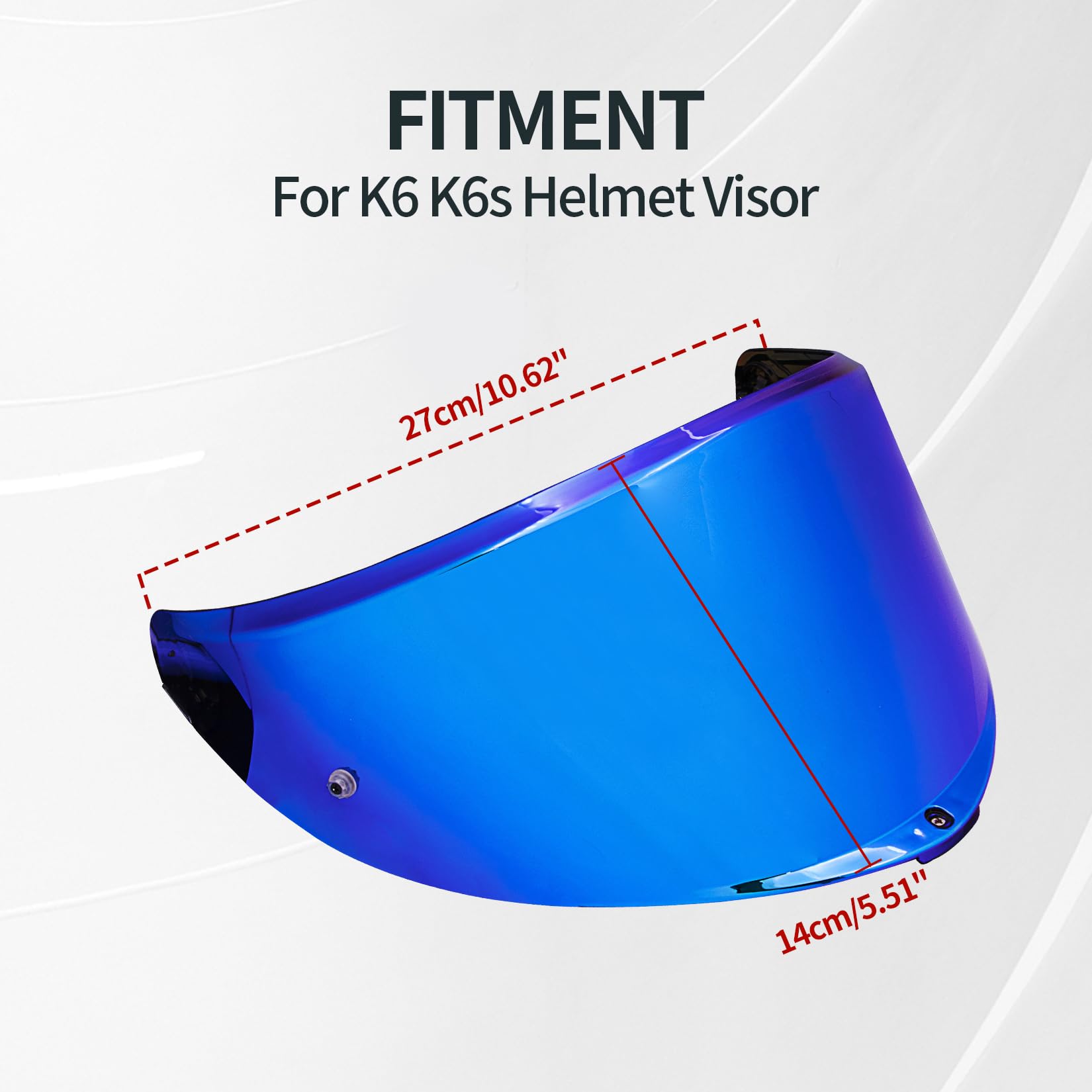 Agv K1 S PSLER Für AGV K6 K6s Visier Verspiegelt Helvisier