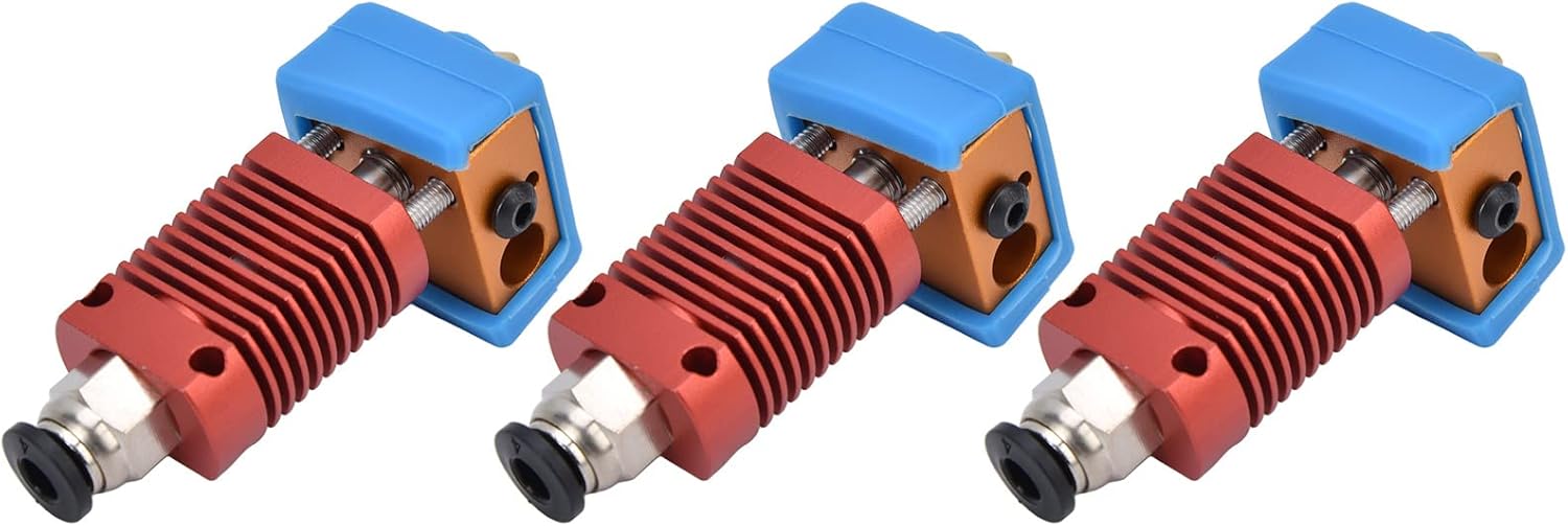 review 3D Printer Extruder Hotend, Extruder Hotend Kit, Assembled Hotend Kit Aluminum Alloy Brass 3D Printer Parts with, 3D Printer Parts & Accessories