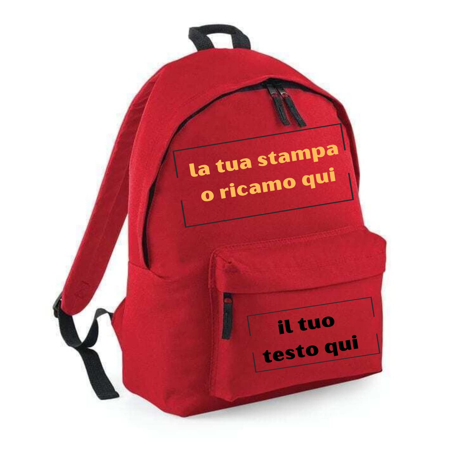 Generico Zaino Borsa ''UOMO PIPISTRELLO'' da Scuola Elementari Materna per Trekking Gite Bambini Personalizzato con stampa nome zainetto uomo donna Porta Pc Oggetti Libri