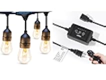 48ft Outdoor String Lights with Dimmer