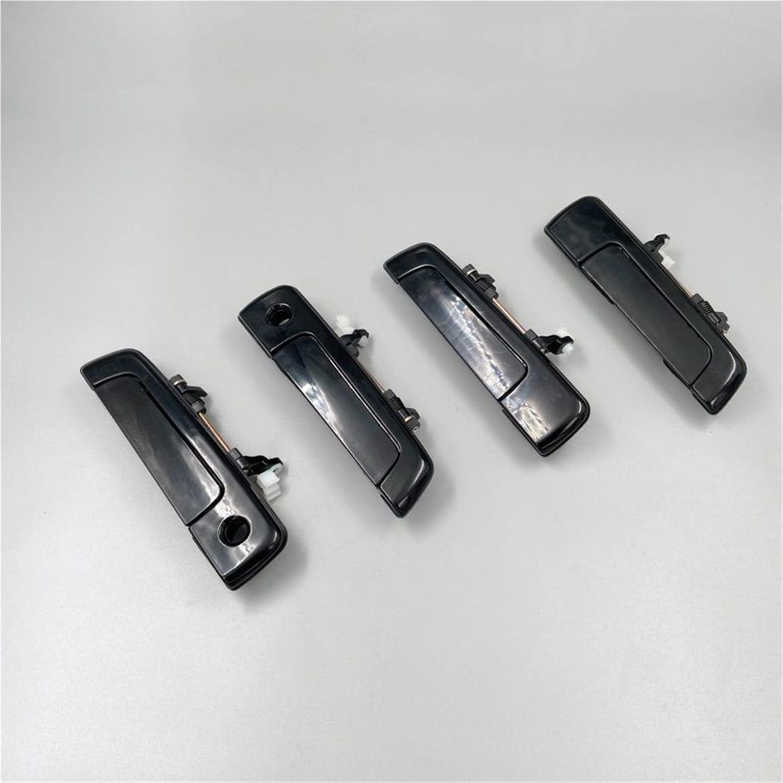 LMGBJJN Fit for Mitsubishi Lancer Galant 1994-2004 Hafei Simbo Black Front Door and Rear Door Outer Handle(1 lot)