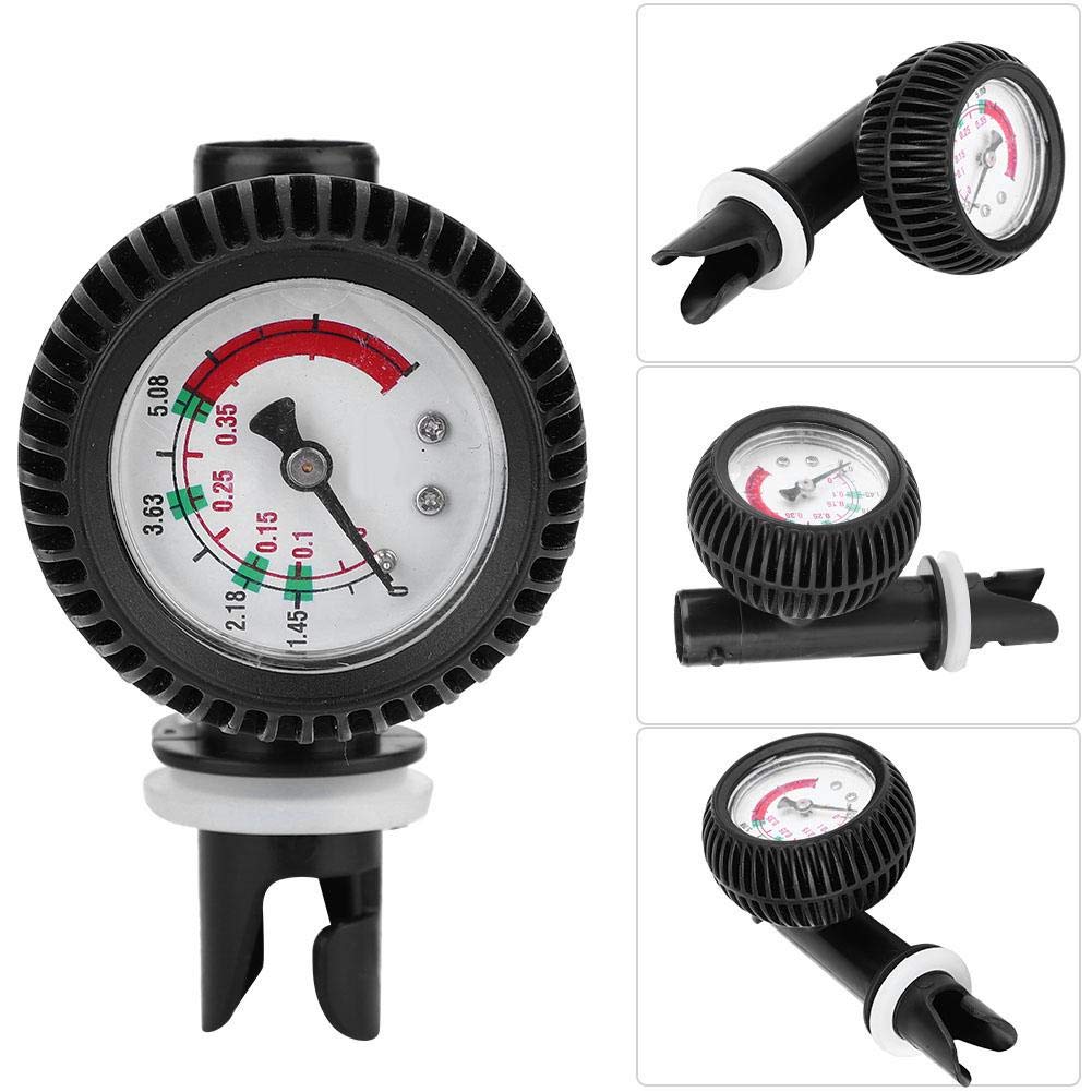 Tbest Aufblasbares Schlauchboot Manometer, Luftdruckmesser Luftpumpen-Manometer Sicherheits Barometer Luftdruckprüfer für Schlauchboot, Kajak, Boot, Surfbrett