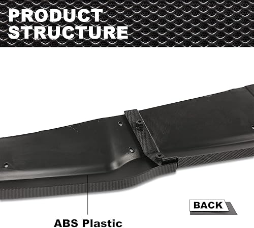 Miniatura 5 de Divisor de parachoques delantero sin pintar compatible con Subaru Impreza WRX STI CS2 2006-2007