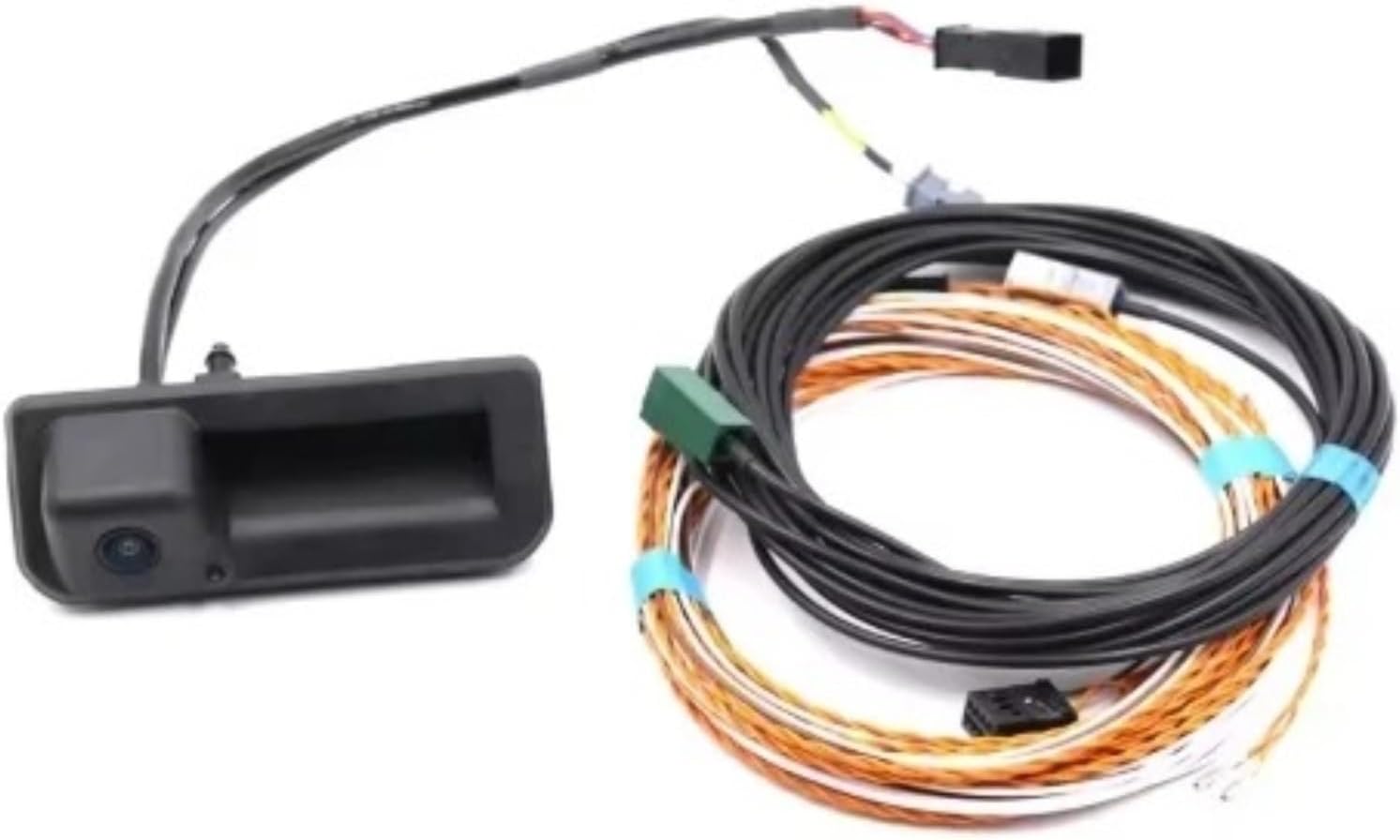 Car Rear View Reverse Camera For A1 GB Q2 81A For Q3 F3 Rear View Camera Water Wash Trunk Handle With Guidance Line Wiring Harness MIB 2 3(MIB - 3)