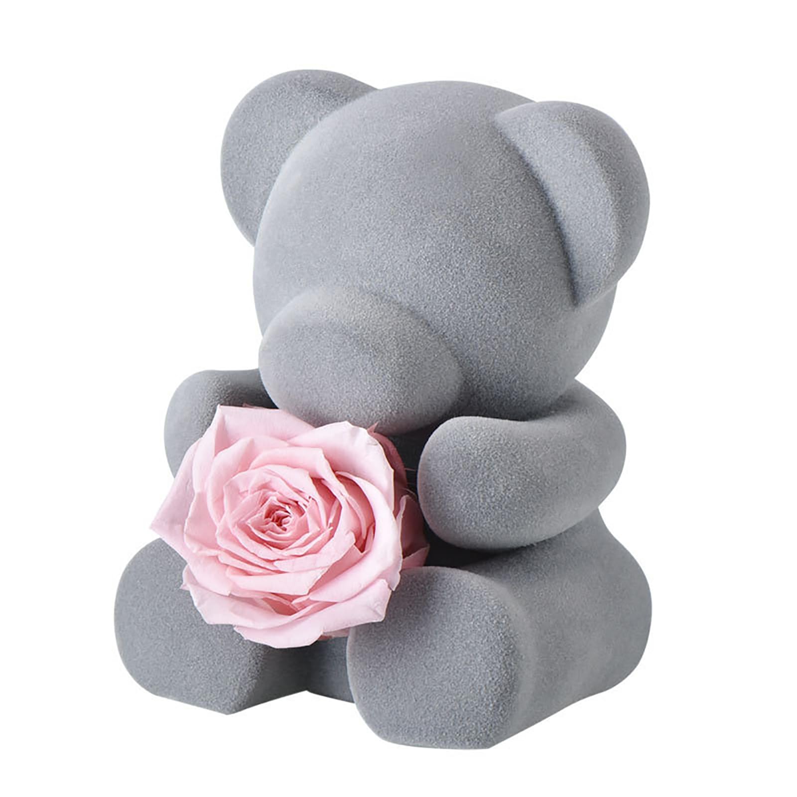 Ours en rose éternelle dollar de qualité supérieure pour décoration