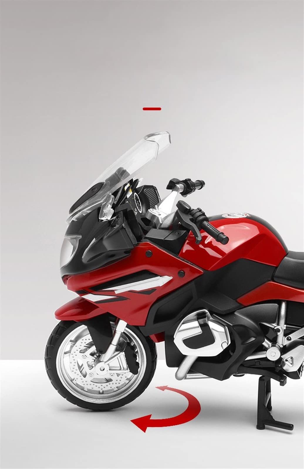 Moto de Juguete 1:12 para BMW R 1250 RT, Modelo De Motocicleta Aleación, Colección Coches Juguete, Sonido Y Luz | Blue with box