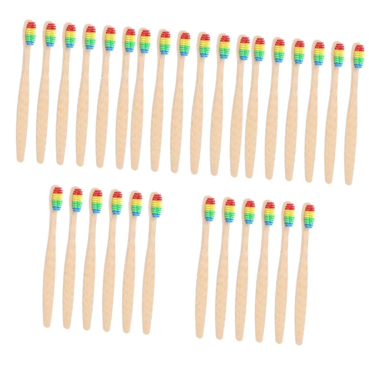 Didiseaon 5 Set Spazzolino Da Denti in Carbone Di Bambù Mini Maneggiare Lo Spazzolino Da Denti Kit Spazzolino Viaggio Spazzolino Denti Setole Morbide Viaggio Spazzolino Da Denti 6 Pezzi * 5
