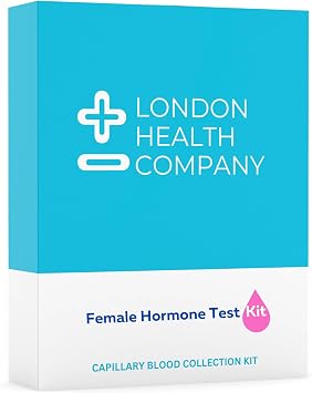 Female Hormone Profile Blood Testing Kit. Complete Home Sample Collection kit for Laboratory Analysis & Report
