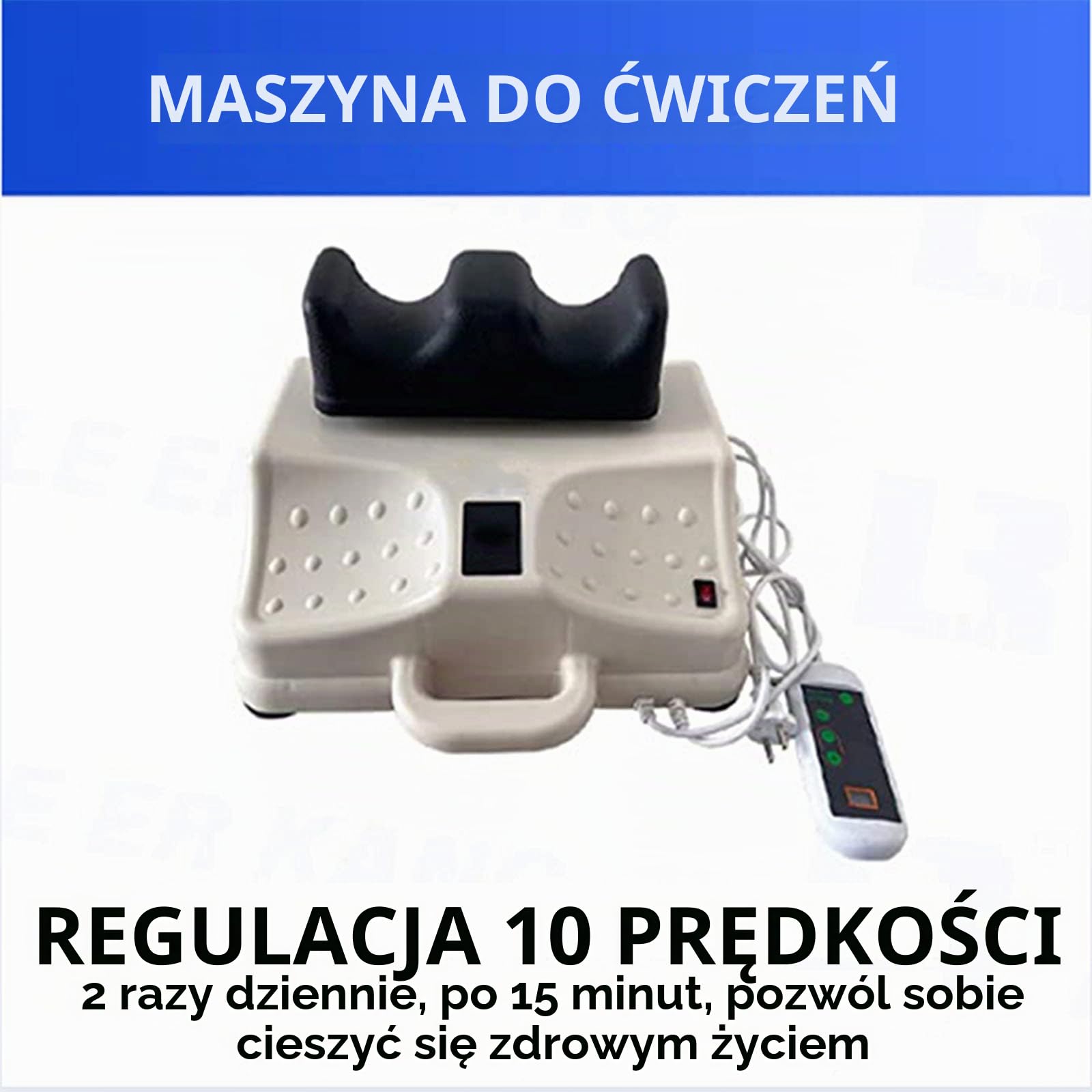 Masażer stóp Elektryczny aerobowy Swing Machine Circulation Chi Urządzenia do neuropatii Poprawia krążenie, łagodzi ból stóp i nóg