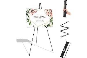 AROIC 63 Inch Adjustable Floor Easel Stand for Posters