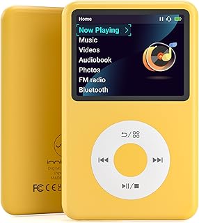 Y1 Mp3 Player with Bluetooth 128G Innioasis Version Upgrade Portable Mini HiFi Sound Bluetooth Walkman Digital Music Playe...