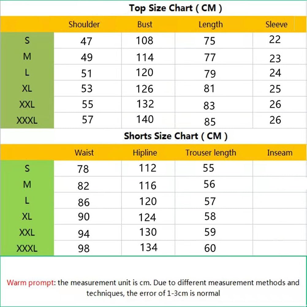 Ensemble Jogging Homme Manches Courtes Ensembles Survetement Chemise et Shorts Tenue de Sport D'été Activewear Outfits