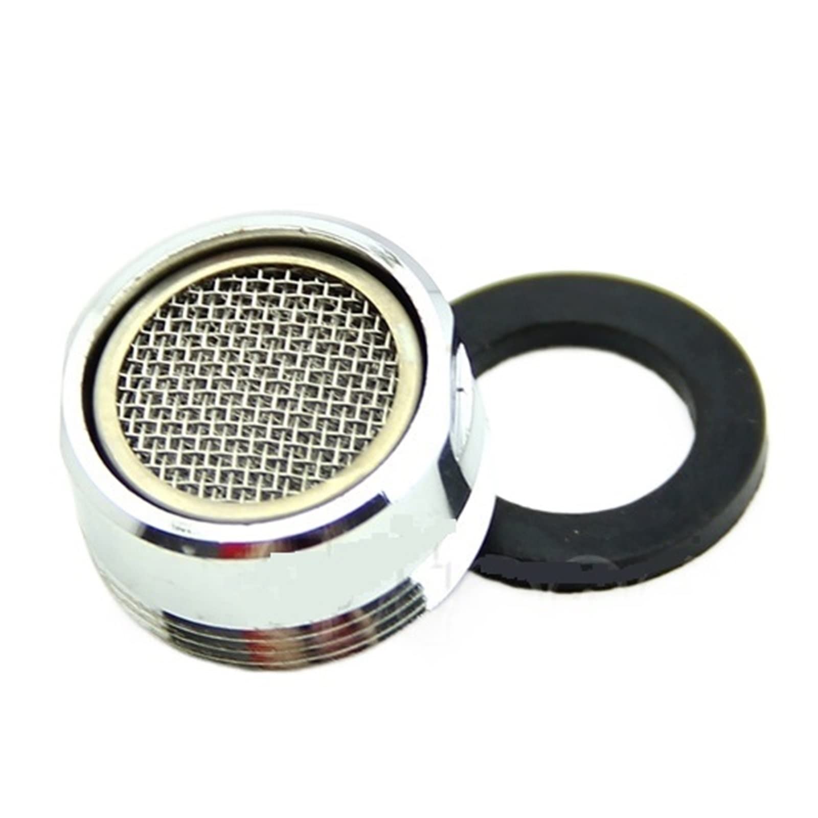 Aeratore per Rubinetto da Cucina a Risparmio idrico, ugello Maschio/Femmina Cromato, Filtro spruzzatore, Facile Installazione (Rosso)