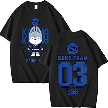 StrayKids T-Shirt Cotton Blouse Unisex SKZ Skzoo Tshirt Karma Bang Chan Chanbin Lee Know Hyunjin Han Felix Seungmin I.N Fans Round Neck Looser Short Sleeve Top