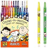 Colors-in-Motion 'Peanuts Twist-Up Crayons - 24 Count Color Set