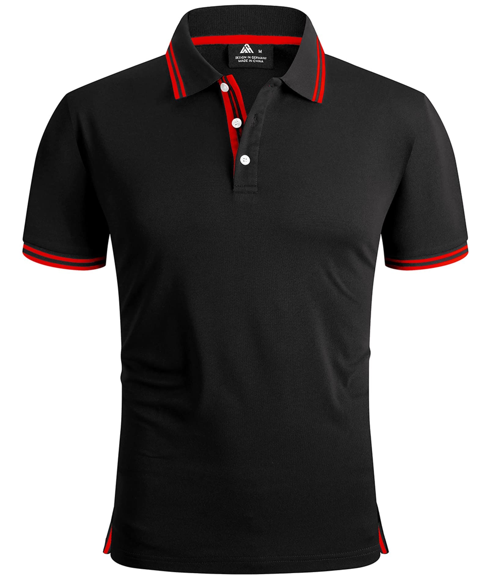 SwissWell Polo Uomo Manica Corta Asciugatura Rapida Traspirante Golf T-Shirt Tennis Polo Shirt Estiva per Uomo Casual Golf Top T-Shirt