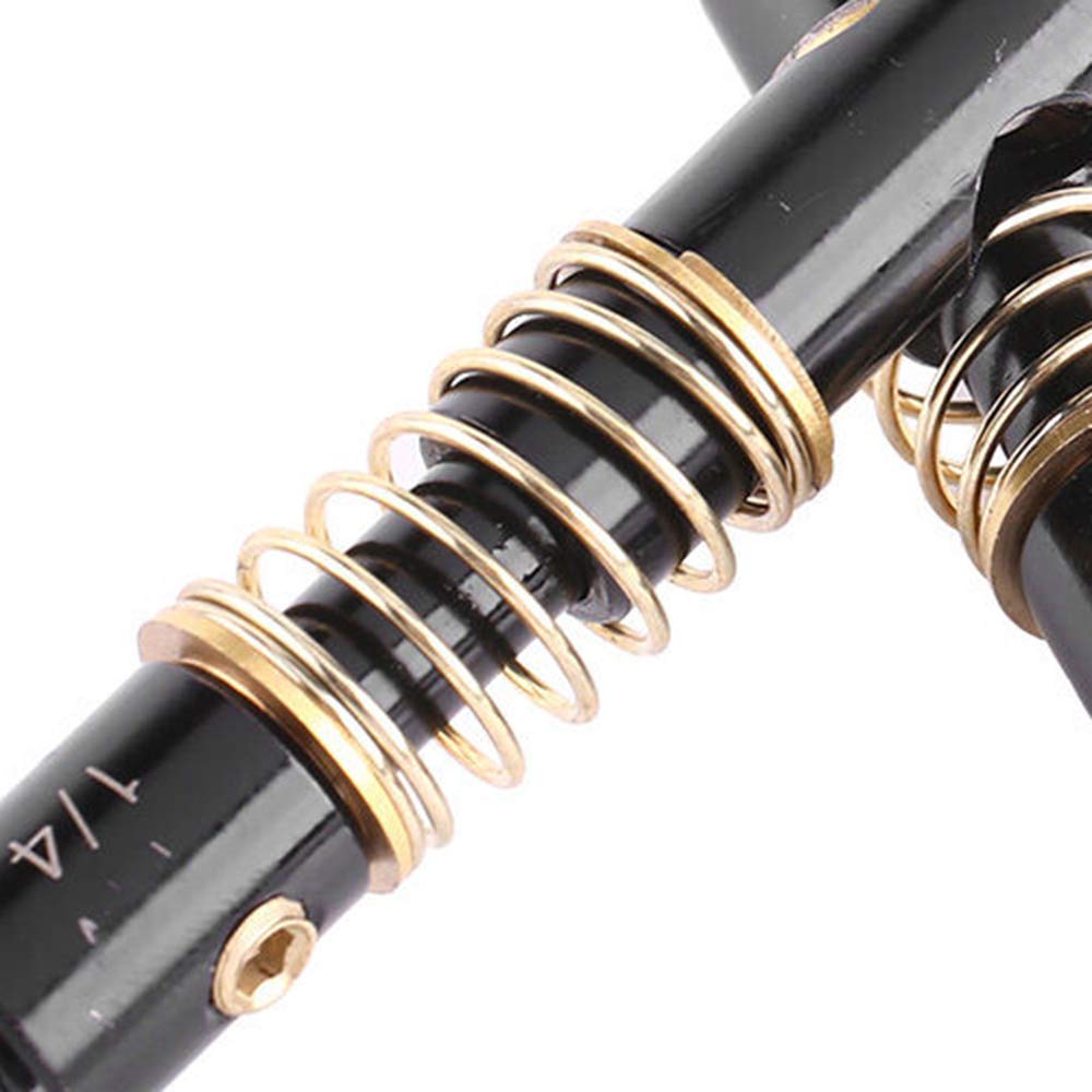 Yakamoz 2Pcs 1/4-Inch Hex Shank Center Drill Bit Set Door Window Cabinet Self Centering Hinge Tapper Core Hole Openning Puncher Bits Woodworking Tools 5mm 1/4'' — Amazon image 5