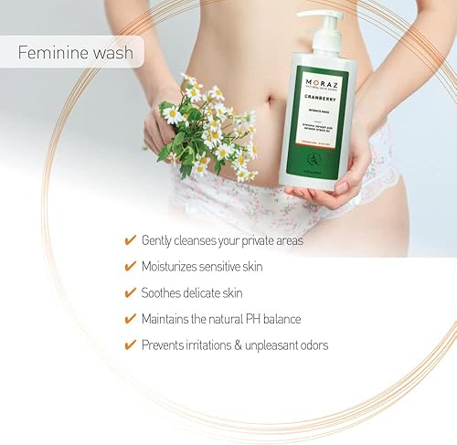 Miniatura 2 de Moraz Lavado íntimo para mujer – Lavado íntimo de hierbas con extracto de arándano y ácido láctico, para uso diario, 8.5 onzas líquidas