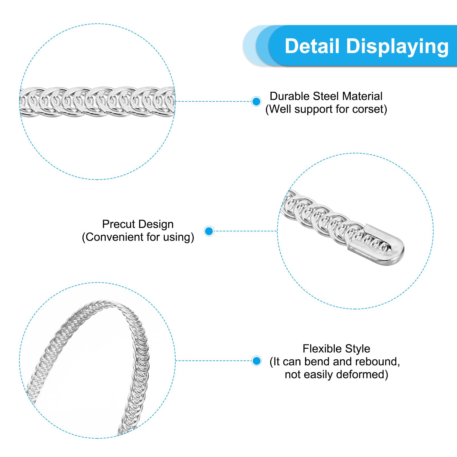 PATIKIL 7.1 Inch Spiral Steel Boning - Image 4