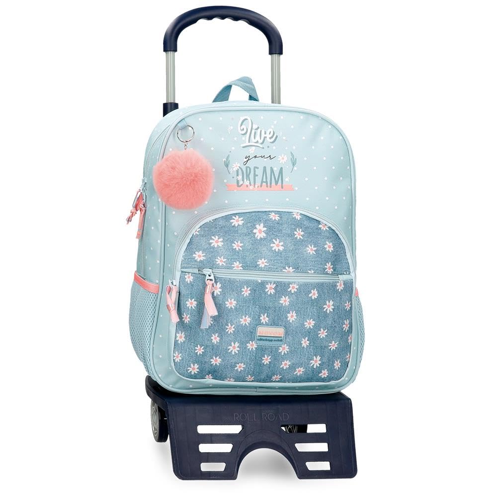 MOVOM Live your dreams mochilas, mochilas escolares, mochilas infantiles, Incluye pompon decorativo, varios compartimentos de Joumma Bags