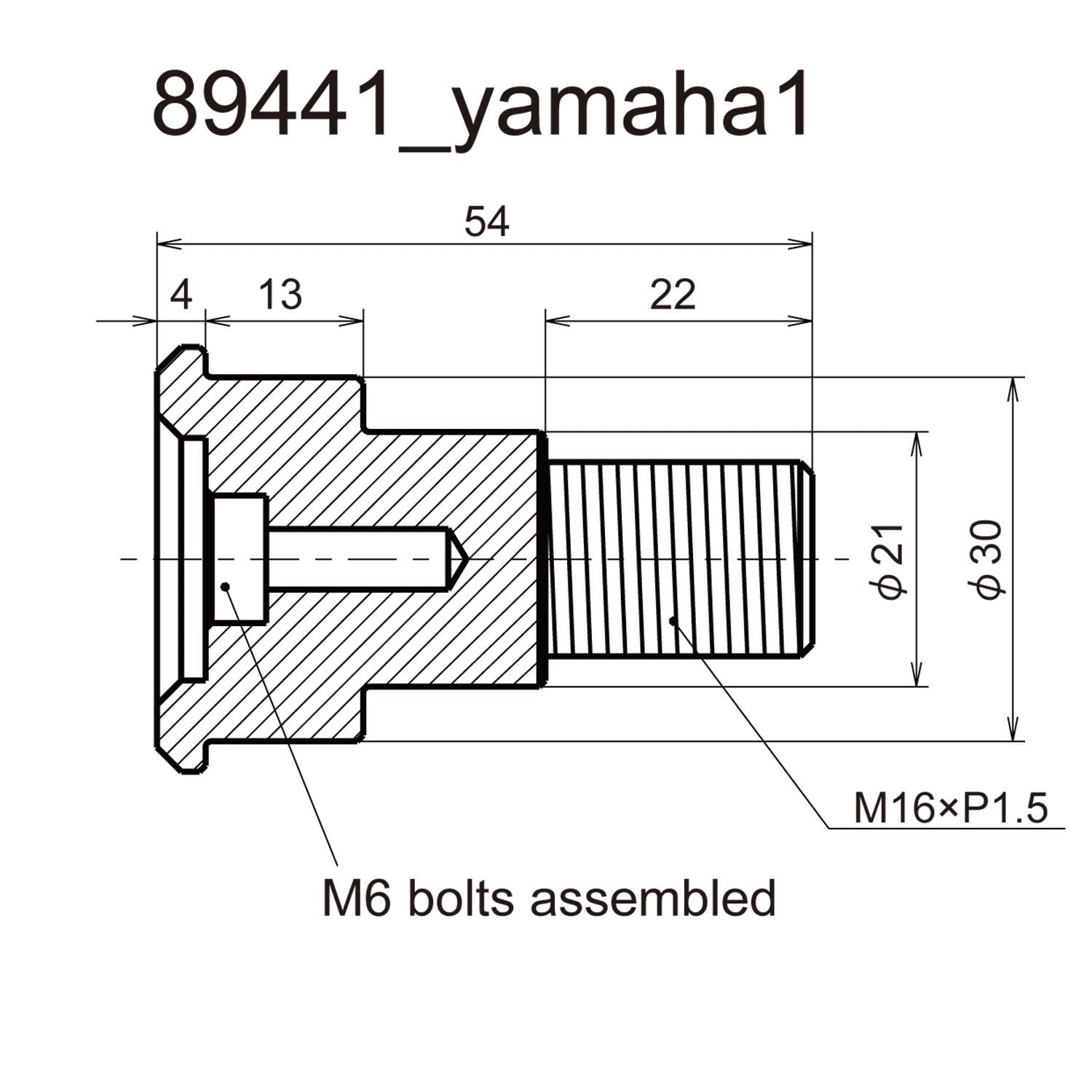 Daytona due adattatori specchietti bar-end a manubrio compatibili con Yamaha 1